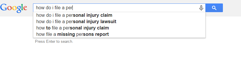 How to Research Personal Injury Keywords